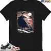 T-Shirt - Nike Dunk Low SE GS Sail Multi-Camo - Sneaker-Matching T-Shirt (Moonlight Crow)