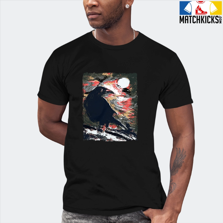 T-Shirt - Nike Dunk Low SE GS Sail Multi-Camo - Sneaker-Matching T-Shirt (Moonlight Crow) 7 T-Shirt - Nike Dunk Low SE GS Sail Multi-Camo - Sneaker-Matching T-Shirt (Moonlight Crow) - Image 5