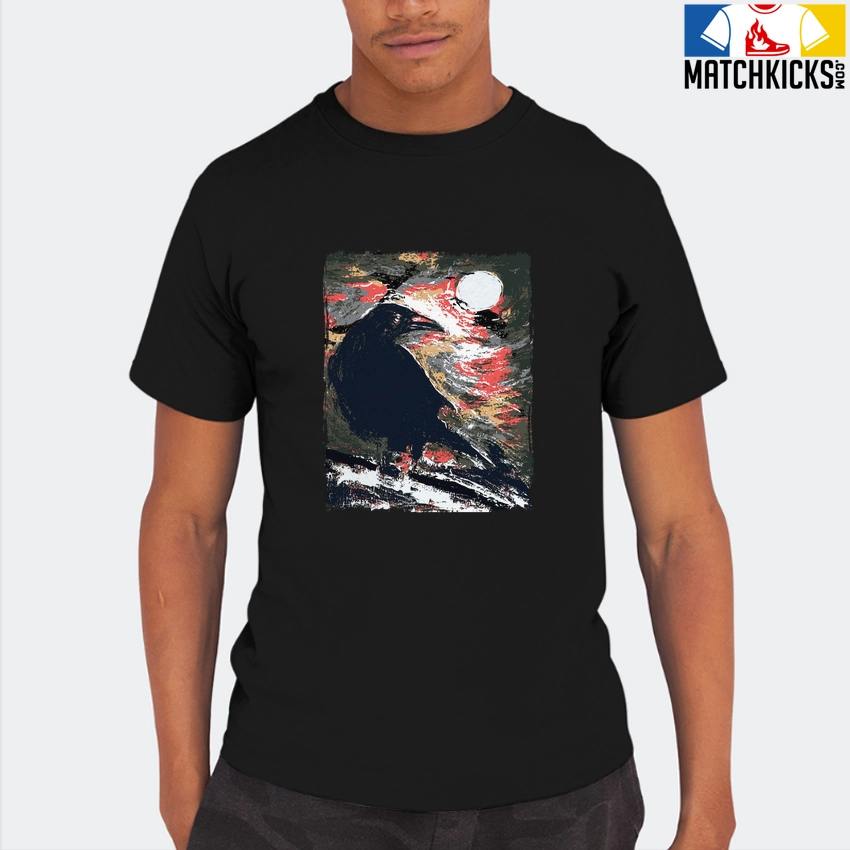 T-Shirt - Nike Dunk Low SE GS Sail Multi-Camo - Sneaker-Matching T-Shirt (Moonlight Crow) 8 T-Shirt - Nike Dunk Low SE GS Sail Multi-Camo - Sneaker-Matching T-Shirt (Moonlight Crow) - Image 6