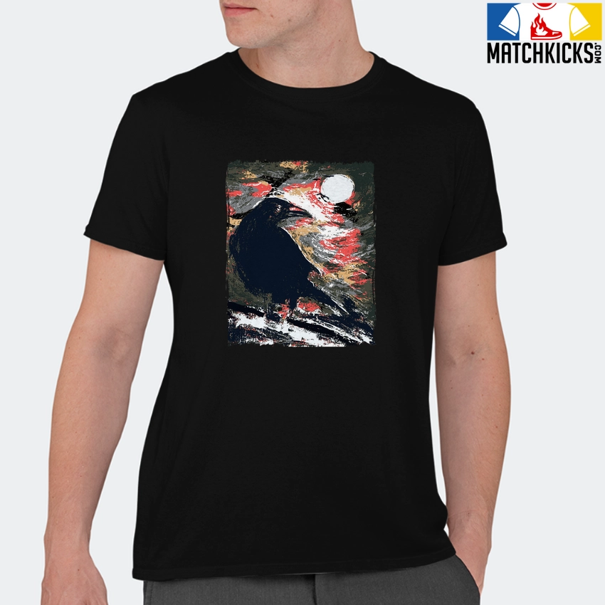 T-Shirt - Nike Dunk Low SE GS Sail Multi-Camo - Sneaker-Matching T-Shirt (Moonlight Crow) 11 T-Shirt - Nike Dunk Low SE GS Sail Multi-Camo - Sneaker-Matching T-Shirt (Moonlight Crow) - Image 9