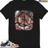 T-Shirt - Nike Dunk Low SE GS Sail Multi-Camo - Sneaker-Matching T-Shirt (Tie Dye Peace Sign) -Nike Dunk shop online mockupGenerator 9599
