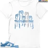 T-Shirt - Nike Dunk Low University Blue - Sneaker-Matching T-Shirt (Together We Rise) -Nike Dunk shop online mockupGenerator 9644