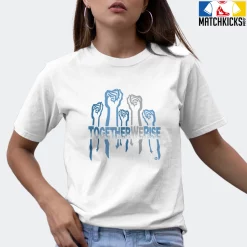 T-Shirt - Nike Dunk Low University Blue - Sneaker-Matching T-Shirt (Together We Rise) -Nike Dunk shop online mockupGenerator 9649