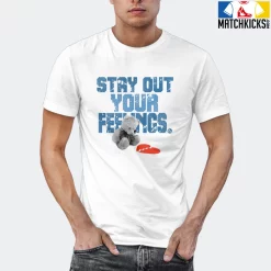 T-Shirt - Nike Dunk Low University Blue - Sneaker-Matching T-Shirt (Stay Out Your Feelings) -Nike Dunk shop online mockupGenerator 9661