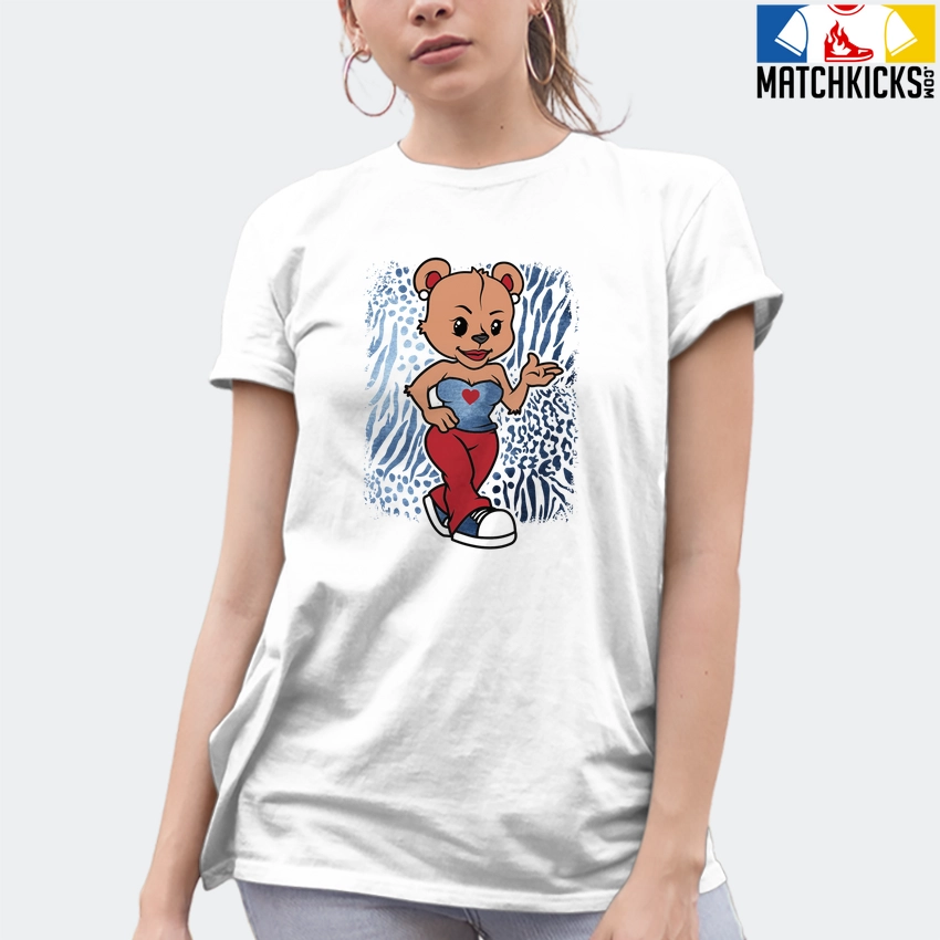 T-Shirt - Nike Dunk High Washed Denim Pack - Sneaker-Matching T-Shirt (Match Kicks Sexy Bear) 10 T-Shirt - Nike Dunk High Washed Denim Pack - Sneaker-Matching T-Shirt (Match Kicks Sexy Bear) - Image 8