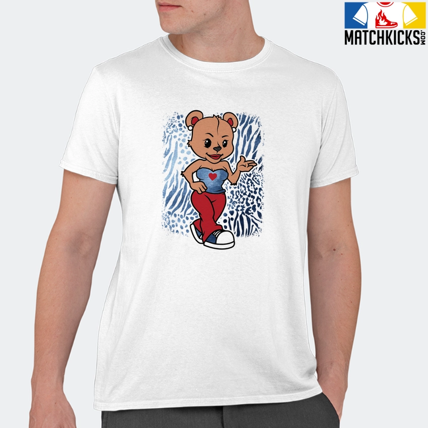 T-Shirt - Nike Dunk High Washed Denim Pack - Sneaker-Matching T-Shirt (Match Kicks Sexy Bear) 11 T-Shirt - Nike Dunk High Washed Denim Pack - Sneaker-Matching T-Shirt (Match Kicks Sexy Bear) - Image 9