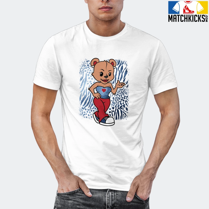 T-Shirt - Nike Dunk High Washed Denim Pack - Sneaker-Matching T-Shirt (Match Kicks Sexy Bear) 12 T-Shirt - Nike Dunk High Washed Denim Pack - Sneaker-Matching T-Shirt (Match Kicks Sexy Bear) - Image 10