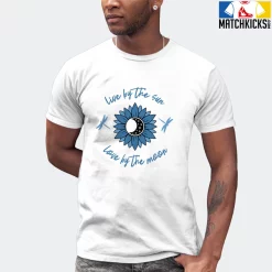 T-Shirt - Nike Dunk Low University Blue - Sneaker-Matching T-Shirt (Live By The Sun Love By The Moon) -Nike Dunk shop online mockupGenerator 9692