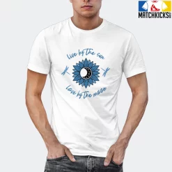 T-Shirt - Nike Dunk Low University Blue - Sneaker-Matching T-Shirt (Live By The Sun Love By The Moon) -Nike Dunk shop online mockupGenerator 9697