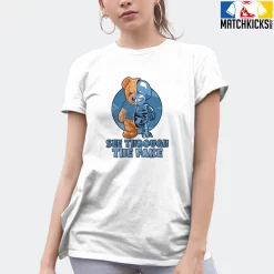 T-Shirt - Nike Dunk Low University Blue - Sneaker-Matching T-Shirt (See Through The Fake) -Nike Dunk shop online mockupGenerator 9713