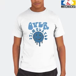 T-Shirt - Nike Dunk Low University Blue - Sneaker-Matching T-Shirt (Over Stimulated) -Nike Dunk shop online mockupGenerator 9738