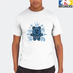 T-Shirt - Nike Dunk Low University Blue - Sneaker-Matching T-Shirt (THUG LIFE BEAR) -Nike Dunk shop online mockupGenerator 9747