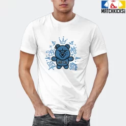 T-Shirt - Nike Dunk Low University Blue - Sneaker-Matching T-Shirt (THUG LIFE BEAR) -Nike Dunk shop online mockupGenerator 9751