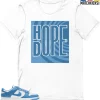 T-Shirt - Nike Dunk Low University Blue - Sneaker-Matching T-Shirt (HOPE Is DOPE) -Nike Dunk shop online mockupGenerator 9779