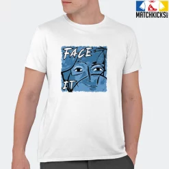 T-Shirt - Nike Dunk Low University Blue - Sneaker-Matching T-Shirt (FACE IT) -Nike Dunk shop online mockupGenerator 9795