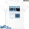 T-Shirt - Nike Dunk Low University Blue - Sneaker-Matching T-Shirt (Error) -Nike Dunk shop online mockupGenerator 9824