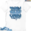 T-Shirt - Nike Dunk Low University Blue - Sneaker-Matching T-Shirt (Throw Back Vibes) -Nike Dunk shop online mockupGenerator 9833