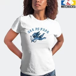 T-Shirt - Nike Dunk Low University Blue - Sneaker-Matching T-Shirt (All Is Fair) -Nike Dunk shop online mockupGenerator 9844