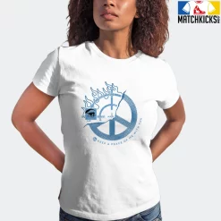 T-Shirt - Nike Dunk Low University Blue - Sneaker-Matching T-Shirt (Keep A Peace) -Nike Dunk shop online mockupGenerator 9871