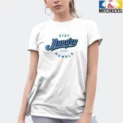 T-Shirt - Nike Dunk Low University Blue - Sneaker-Matching T-Shirt (Stay Hungry Stay Humble) -Nike Dunk shop online mockupGenerator 9884