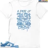 T-Shirt - Nike Dunk Low University Blue - Sneaker-Matching T-Shirt (PAIR OF THREES) -Nike Dunk shop online mockupGenerator 9923