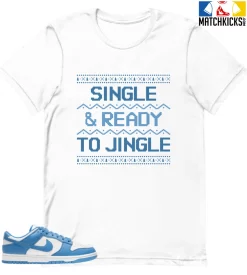 T-Shirt - Nike Dunk Low University Blue - Sneaker-Matching T-Shirt (Ready To Jingle)