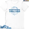 T-Shirt - Nike Dunk Low University Blue - Sneaker-Matching T-Shirt (in This TOGETHER)