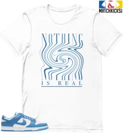 T-Shirt - Nike Dunk Low University Blue - Sneaker-Matching T-Shirt (NOTHING IS REAL)